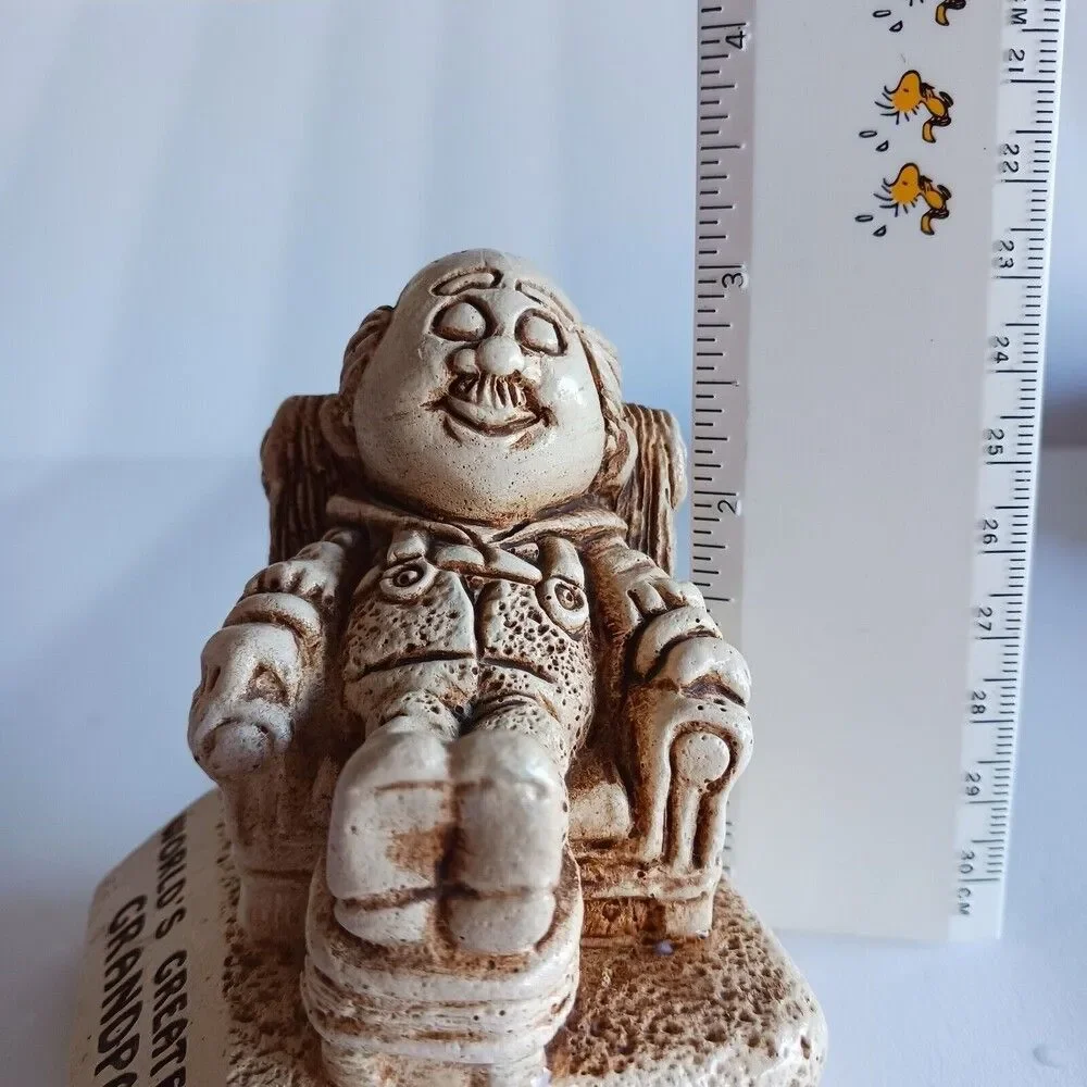 1970 Vintage Paula Inc. Worlds Greatest Grandpa W-178  Figurine USA Recliner
